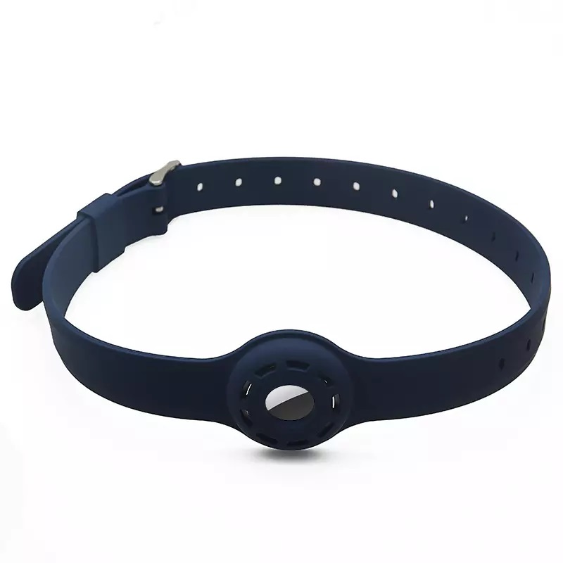 Soft Silicone Airtag Case belt silicone Dog Collars Gps Tracking Dog Pet Collar