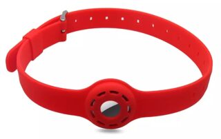 Soft Silicone Airtag Case belt silicone Dog Collars Gps Tracking Dog Pet Collar