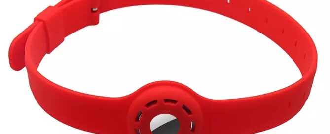 Soft Silicone Airtag Case belt silicone Dog Collars Gps Tracking Dog Pet Collar