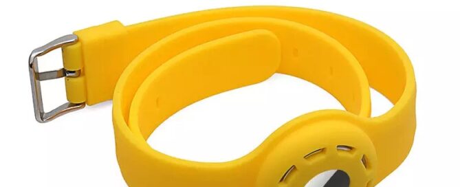 Soft Silicone Airtag Case belt silicone Dog Collars Gps Tracking Dog Pet Collar