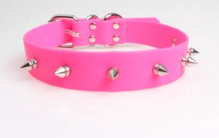 Strong Outdoor Silicone Anti Slip Pet Collar Long Silicone Waterproof Dog Leash silicone dog collar