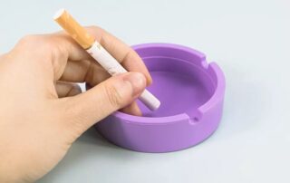 Unbreakable Silicone Ashtray Smoking Accessories Cigar Ashtray Silicone Round Square Ashtray For Indoor