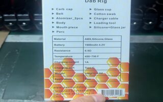 Silicone dab rig silicone bong vaporizer Waxmaid silicone e-rig bong