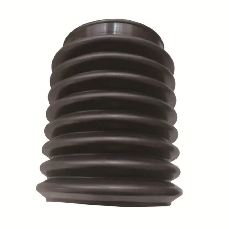 Rubber circular fan outlets cover the spring shaft coupling for the door