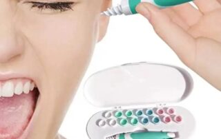 Soft Safe Silicone Ear Wax Earwax Removal Tool with 16 Tips Spiral Smart Ear Cleaner