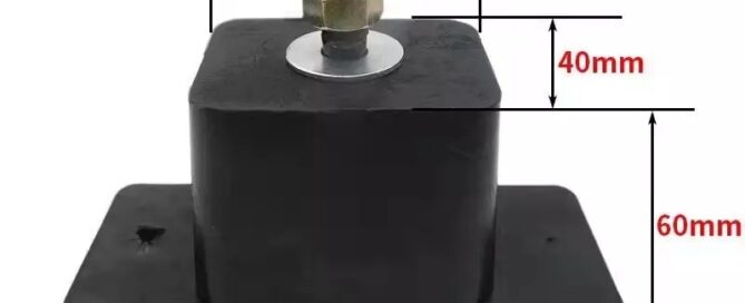 Wholesale NR NBR EPDM material air conditioner anti-vibration damper rubber base rubber foot pad
