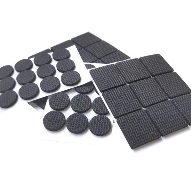 Non-Slip Furniture Pads Furniture Grippers Anti-Skid Furniture Hardwood Floors Protecting Self-Adhesive Rubber Feet