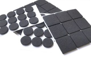 Non-Slip Furniture Pads Furniture Grippers Anti-Skid Furniture Hardwood Floors Protecting Self-Adhesive Rubber Feet