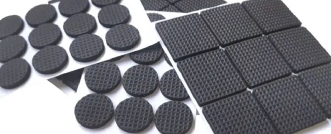 Non-Slip Furniture Pads Furniture Grippers Anti-Skid Furniture Hardwood Floors Protecting Self-Adhesive Rubber Feet