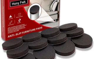 Non-Slip Furniture Pads Furniture Grippers Anti-Skid Furniture Hardwood Floors Protecting Self-Adhesive Rubber Feet