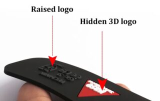 PVC round patch rubber drop plastic label environment-friendly soft silicone customized trademark patch