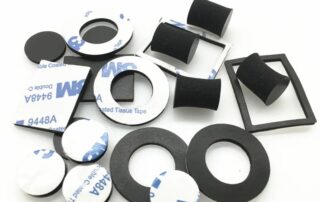 Polyurethane foam rubber adhesive tape Poron foot double adhesive sticky pads