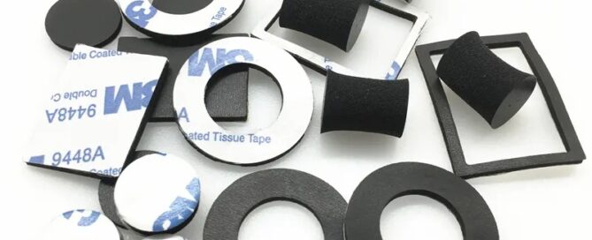 Polyurethane foam rubber adhesive tape Poron foot double adhesive sticky pads