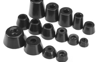 Black Rubber Chair Feet Floor Protector Non-slip Furniture Table Leg Cover Cabinet chair stoppers