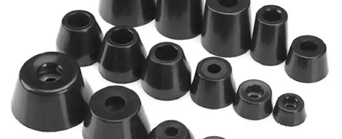 Black Rubber Chair Feet Floor Protector Non-slip Furniture Table Leg Cover Cabinet chair stoppers