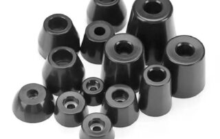 Black Rubber Chair Feet Floor Protector Non-slip Furniture Table Leg Cover Cabinet chair stoppers