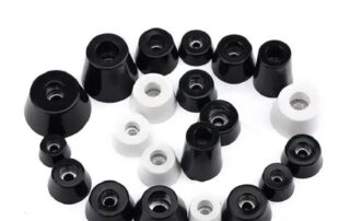 Black Rubber Chair Feet Floor Protector Non-slip Furniture Table Leg Cover Cabinet chair stoppers