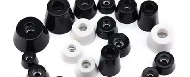 Black Rubber Chair Feet Floor Protector Non-slip Furniture Table Leg Cover Cabinet chair stoppers