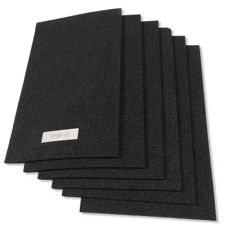 Closed cell silicone sponge sheet 0.8-50mm fire retardant low-density waterproof foam rubber padding