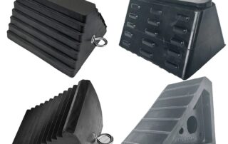 Durable Solid Truck Motorcycle Wheel Chock Stand Rubber Wheel Chock For Most Vehicles