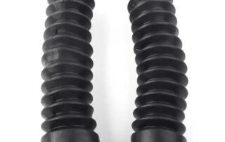 Motorcycle Universal Black Rubber Front Fork Dust Cover Boots Shock Absorber