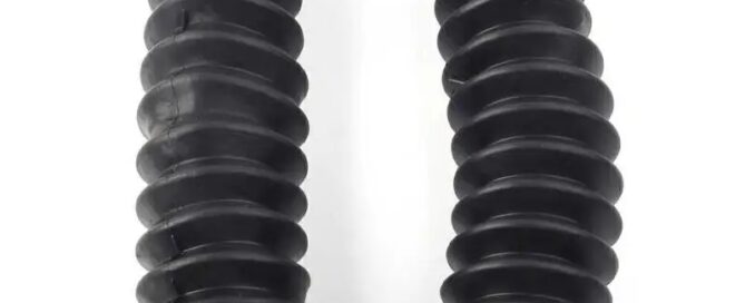 Motorcycle Universal Black Rubber Front Fork Dust Cover Boots Shock Absorber