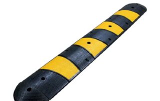 Reflective Yellow/Black Traffic Rubber Speed Hump Reducer Rubber Speed Bumps