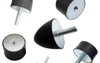 Rubber shock absorber fan motor equipment rubber shock pad double outer wire buffer screw rubber Vibration Absorber