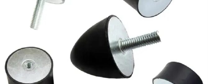 Rubber shock absorber fan motor equipment rubber shock pad double outer wire buffer screw rubber Vibration Absorber