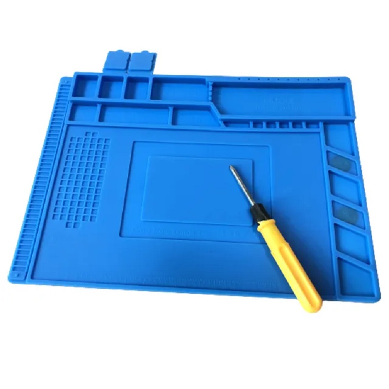 Silicone Work Mat Heat Resistant Repair Electronics Antistatic Mat Soldering Workbench Board silicone Pad