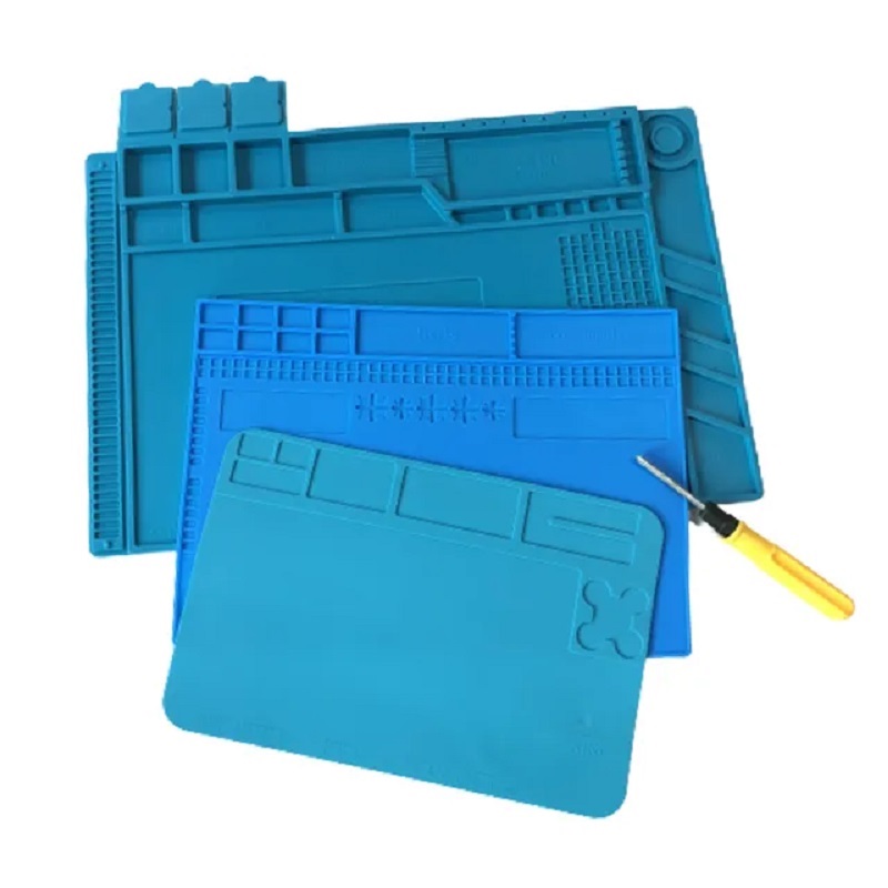 Silicone Work Mat Heat Resistant Repair Electronics Antistatic Mat Soldering Workbench Board silicone Pad