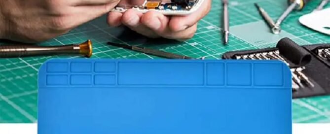 Silicone Work Mat Heat Resistant Repair Electronics Antistatic Mat Soldering Workbench Board silicone Pad