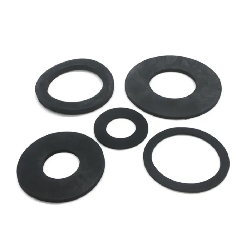 Shock-absorbing flat washers muffler rubber spacer conductive silicone rubber spacer