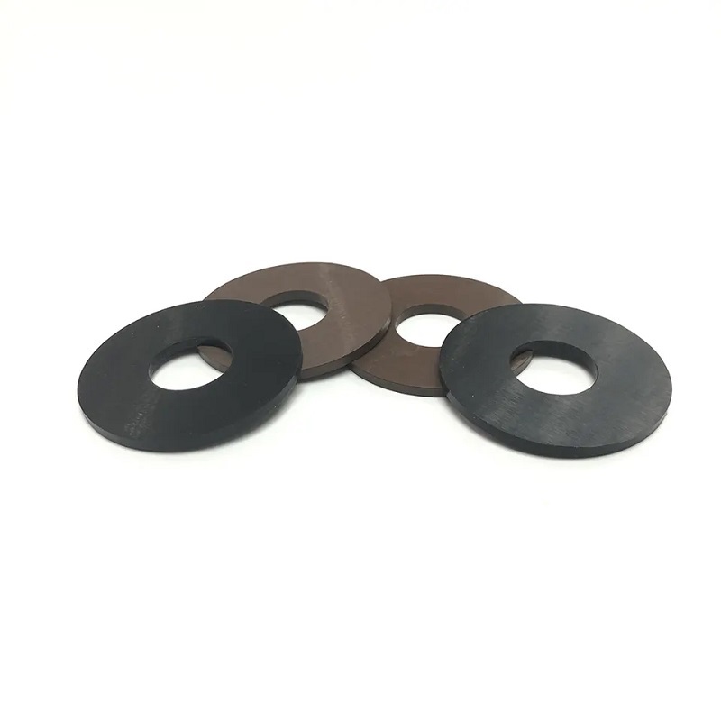 Shock-absorbing flat washers muffler rubber spacer conductive silicone rubber spacer