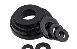 Shock-absorbing flat washers muffler rubber spacer conductive silicone rubber spacer