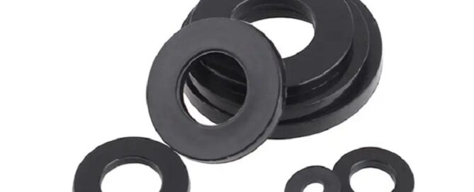 Shock-absorbing flat washers muffler rubber spacer conductive silicone rubber spacer