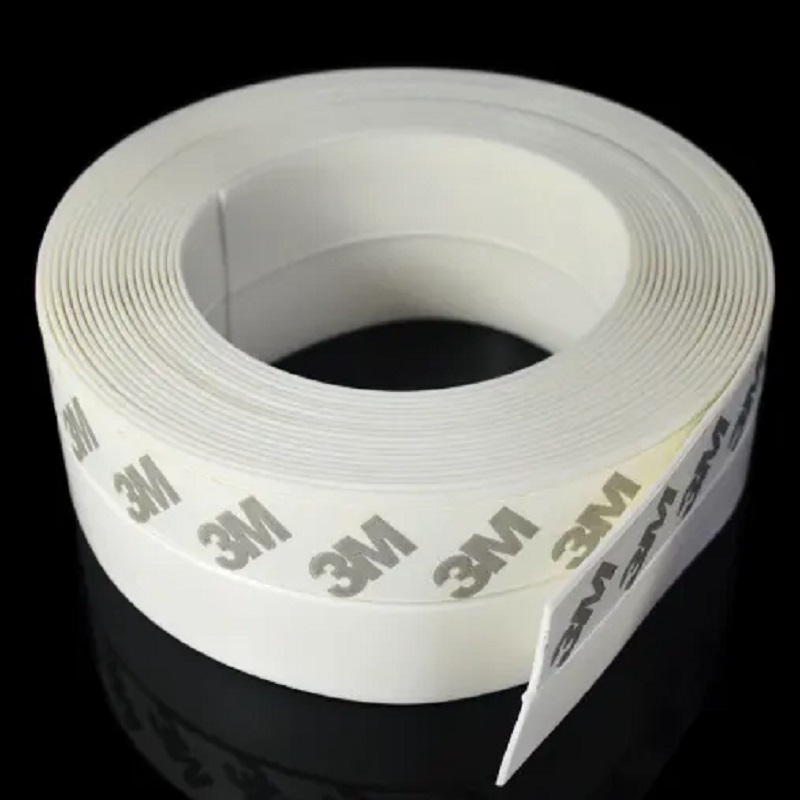 3M Adhesive Silicone Rubber Door Bottom Seals Weatherstripping Sealing Strips Transparent 25mm Weather Strip