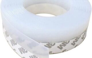 3M Adhesive Silicone Rubber Door Bottom Seals Weatherstripping Sealing Strips Transparent 25mm Weather Strip