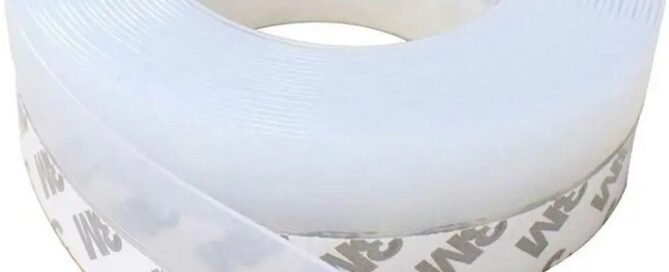 3M Adhesive Silicone Rubber Door Bottom Seals Weatherstripping Sealing Strips Transparent 25mm Weather Strip