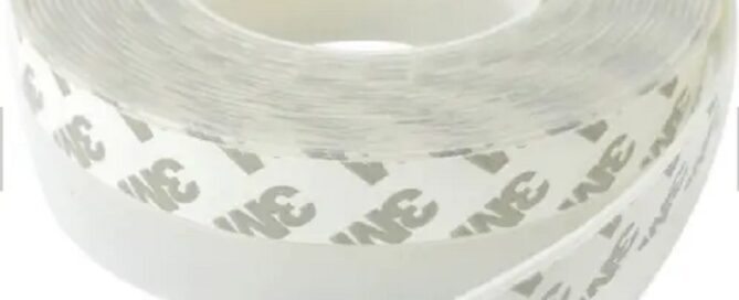 3M Adhesive Silicone Rubber Door Bottom Seals Weatherstripping Sealing Strips Transparent 25mm Weather Strip