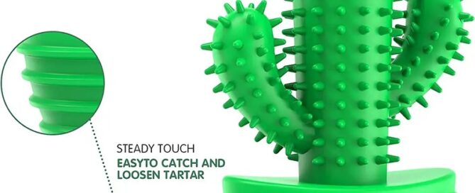 Dog Toothbrush Rubber Rod Dog Squeaky Dental Care Toothbrush Aggressive Dog Chew Toys