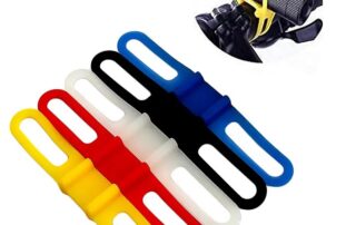 Durable Silicone Strap Rubber Tie Down Straps Bicycle Torch Light Water Bottle Holder