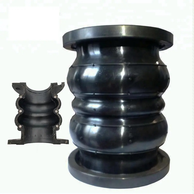 EPDM Vulcanized Silicon Coupling Bellow Flanged Type Flexible Rubber Joint with Single Sphere