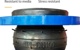 EPDM Vulcanized Silicon Coupling Bellow Flanged Type Flexible Rubber Joint with Single Sphere