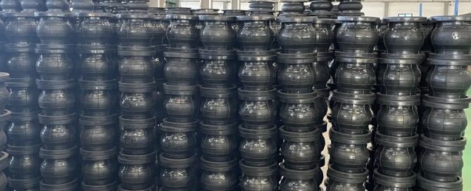 EPDM Vulcanized Silicon Coupling Bellow Flanged Type Flexible Rubber Joint with Single Sphere