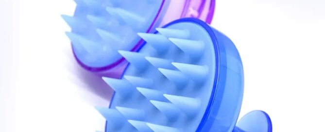 Hair Shampoo Brush HEETA Scalp Care Hair Brush with Soft Silicone Scalp Massager