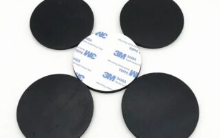 Heat Resistance Self Adhesive Mat Sticky Silicon Rubber Laptop Anti Slip Backer Foot Protection Pads For Chair Leg