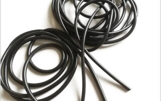 Heat-resistant flexible elastic silicone rubber rod 2mm 3mm 4mm 5mm rope sealing cord strip