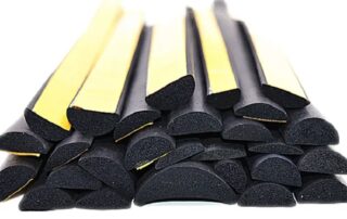OEM EPDM self-adhesive sealing strip waterproof EPDM rubber single-sided adhesive black EPDM sponge strip