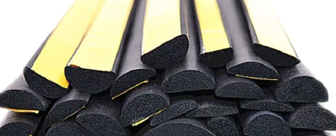 OEM EPDM self-adhesive sealing strip waterproof EPDM rubber single-sided adhesive black EPDM sponge strip